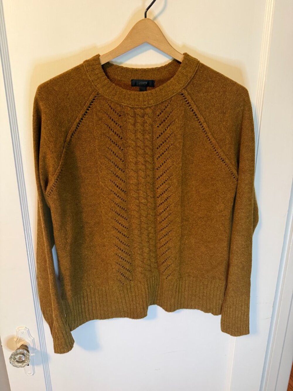 J Crew 100% wool brown sweater